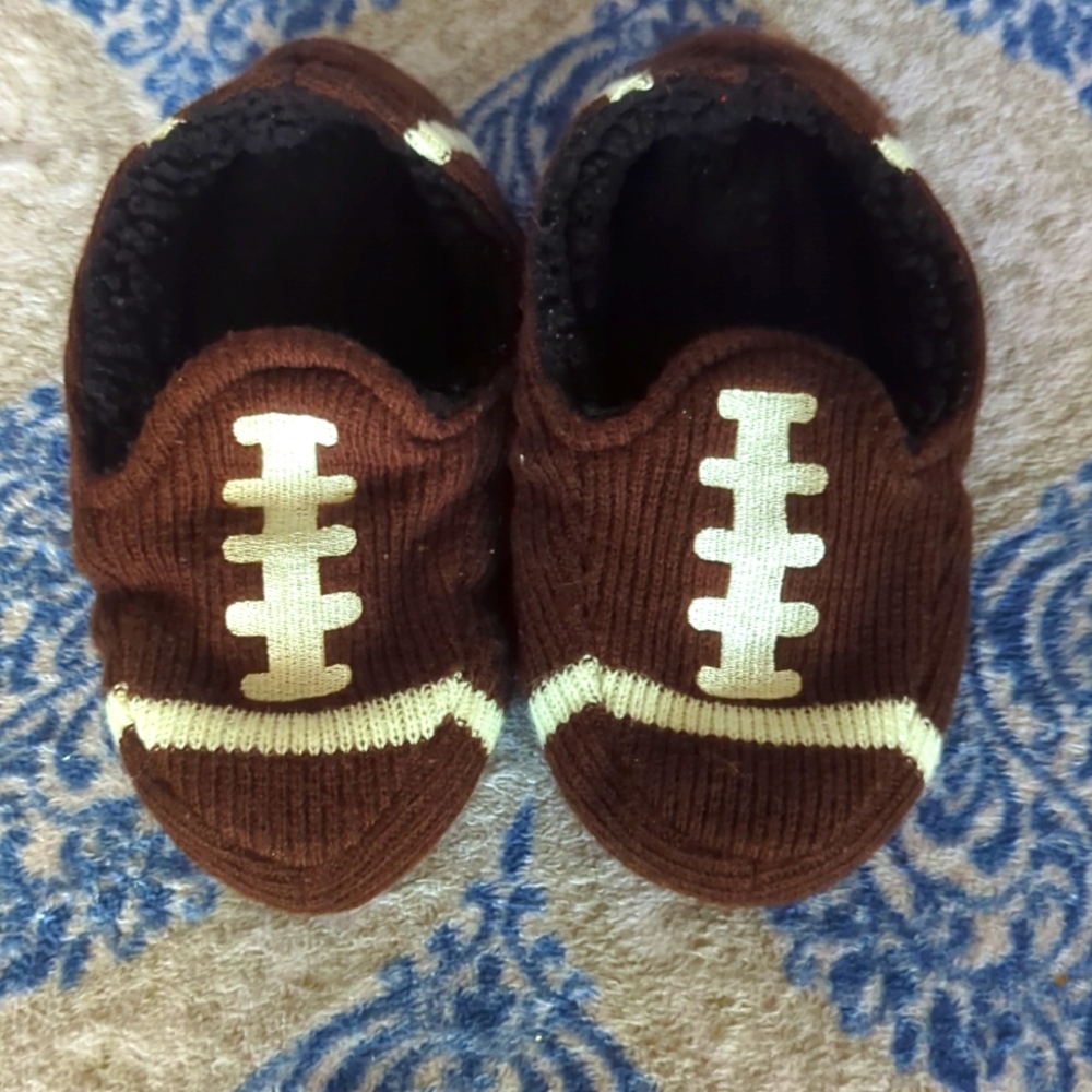 Soft Stretchy Football Slippers Large? Unisex